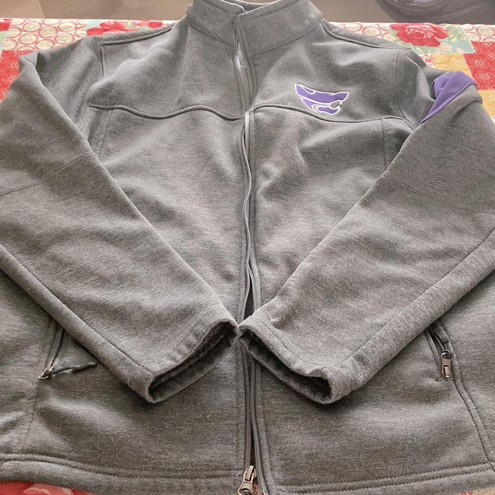 K State Zip up jacket.